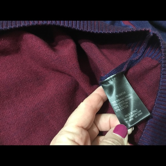 Bugatchi Night Blue Sweater XL - Picture 5 of 8